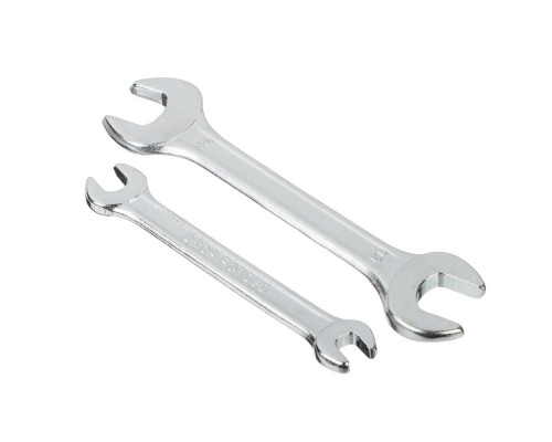 Набор ключей рожковых РОКОТ оцинкованные, в пластик. подвесе 6 пр. (6x7, 8x10, 9x11, 10x12, 12x13, 13x14 мм) 736-001