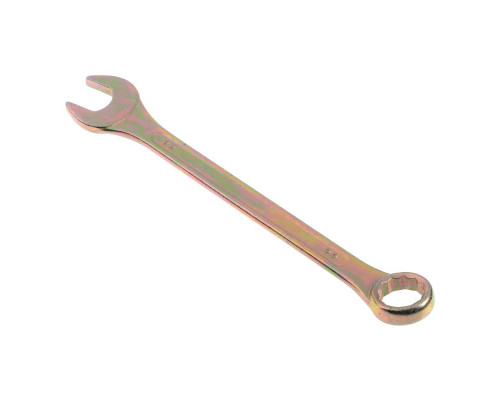 Набор рожково-накидных ключей ЕРМАК 12 предметов, 6-22 мм, желтый цинк 736-080