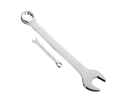 Набор рожково-накидных ключей ЕРМАК 12 предметов, 6-22 мм, полированные CRV, пластик холдер 736-098