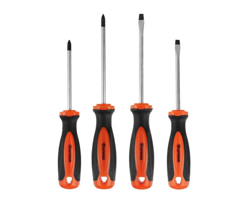 Набор отверток ЕРМАК 9986 PH1,PH2x100; SL5,SL6x100, 4 предмета 651-059