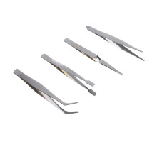 Набор пинцетов 4 пр., нержавеющая сталь РОКОТ 669-216