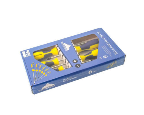 Набор отверток 6 предметов VertexTools 0033