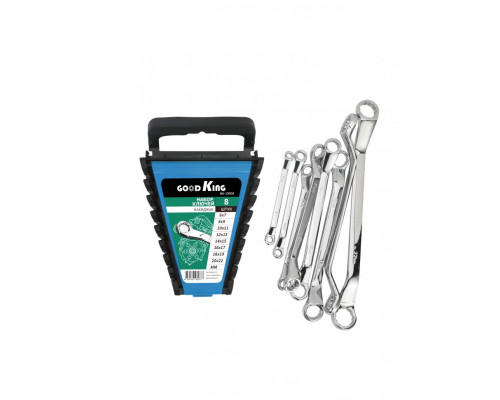 Набор гаечных коленчатых ключей GOODKING 8 предметов NK-10008