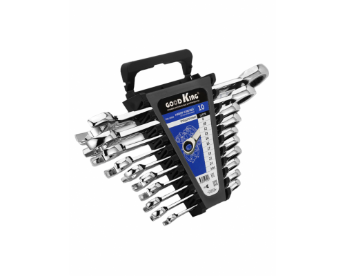 Набор комбинированных трещоточных ключей GOODKING 10 предметов TKK-10010