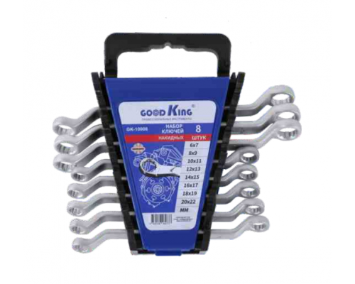 Набор накидных ключей 8 шт. с холдером GOODKING 44220