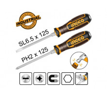 Набор ударных отверток 2 шт INGCO INDUSTRIAL HGTST0208
