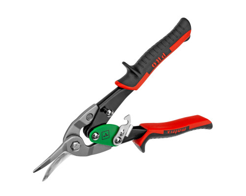 Ножницы по металлу Matrix PRO 250 мм, правый рез, сталь CRMO, двухкомпонентные рукоятки 78324