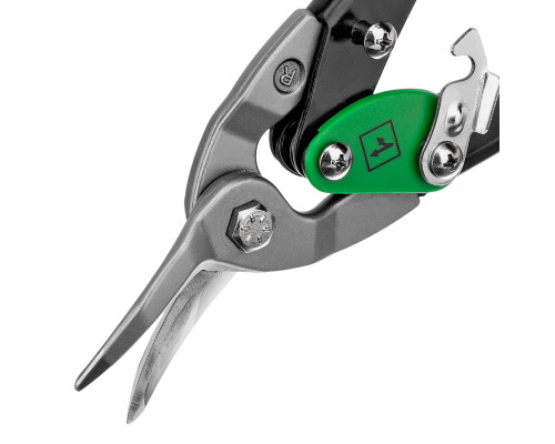 Ножницы по металлу Matrix PRO 250 мм, правый рез, сталь CRMO, двухкомпонентные рукоятки 78324