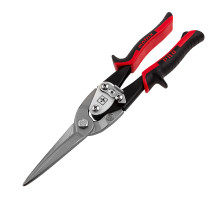 Ножницы по металлу MATRIX, удлиненные, 290 мм, прямой рез, CrMo, 2-комп. обрезиненные рукоятки PRO 78328