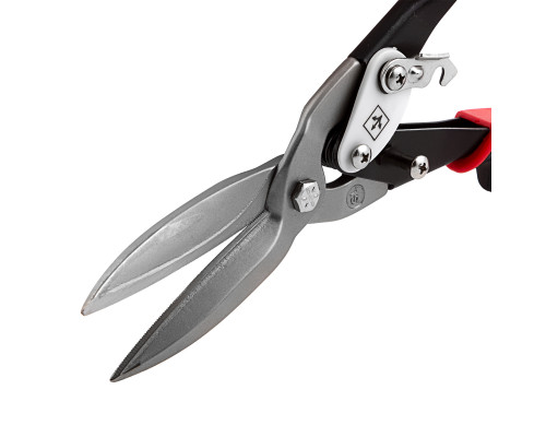 Ножницы по металлу MATRIX, удлиненные, 290 мм, прямой рез, CrMo, 2-комп. обрезиненные рукоятки PRO 78328