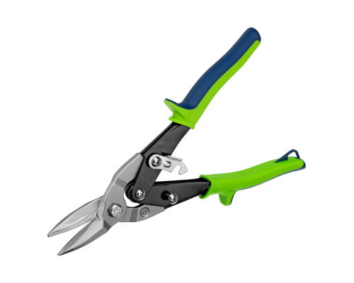 Ножницы по металлу СИБРТЕХ 250 мм, прямой рез, сталь С55, двухкомпонентные рукоятки 78336