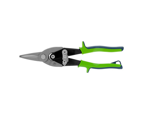 Ножницы по металлу СИБРТЕХ 250 мм, прямой рез, сталь С55, двухкомпонентные рукоятки 78336