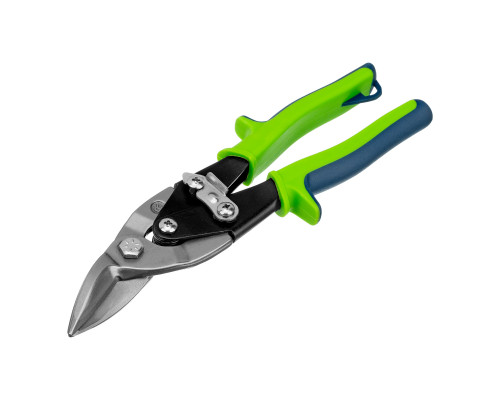 Ножницы по металлу СИБРТЕХ 250 мм, правый рез, сталь С55, двухкомпонентные рукоятки 78337