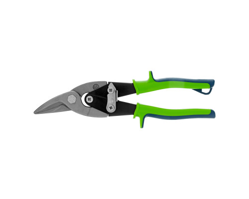 Ножницы по металлу СИБРТЕХ 250 мм, правый рез, сталь С55, двухкомпонентные рукоятки 78337