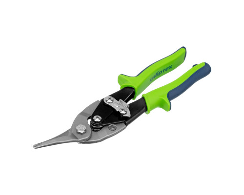 Ножницы по металлу СИБРТЕХ 250 мм, левый рез, сталь С55, двухкомпонентные рукоятки 78338