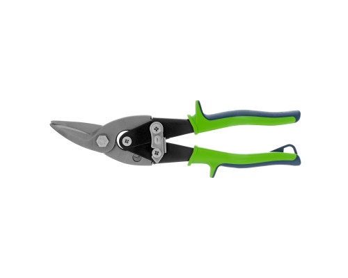 Ножницы по металлу СИБРТЕХ 250 мм, левый рез, сталь С55, двухкомпонентные рукоятки 78338