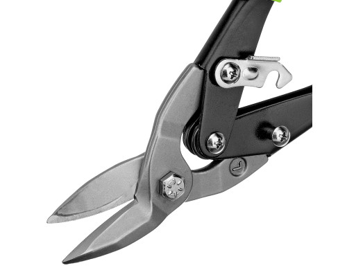 Ножницы по металлу СИБРТЕХ 250 мм, левый рез, сталь С55, двухкомпонентные рукоятки 78338