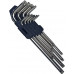 Набор средних ключей Vertextools № 2 Torx 9 предметов 1631-02