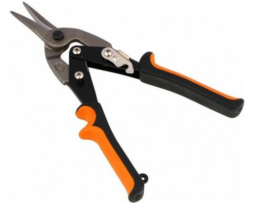 Ножницы по металлу ЕРМАК 250 мм, двухкомпонентная рукоятка, прямой 599-098