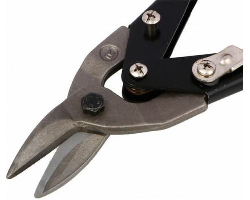 Ножницы по металлу ЕРМАК 250 мм, двухкомпонентная рукоятка, правый 599-099