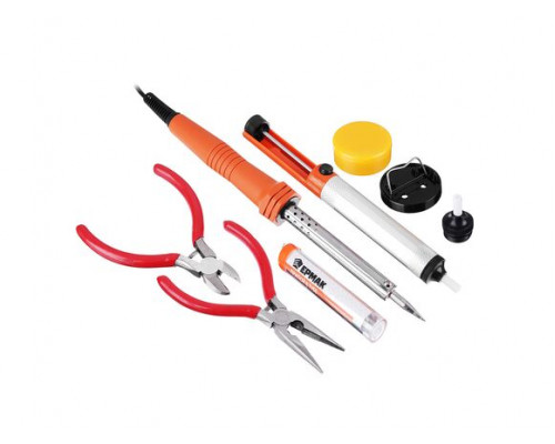 Набор для паяльных работ, 60W, 8 предметов ЕРМАК 929-002