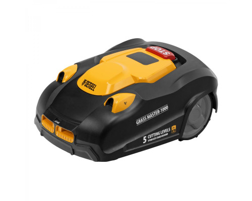 Робот-газонокосилка Grass Master 1000 1000 м², 3 Ач, 28 V, LCD дисплей, Wi-Fi Denzel 58955 Робот-газонокосилка Grass Master 1000 1000 м², 3 Ач, 28 V, LCD дисплей, Wi-Fi Denzel 58955