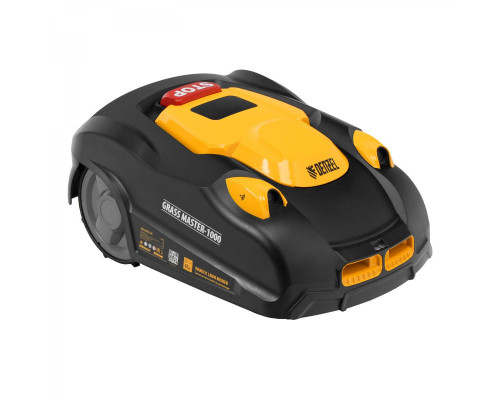 Робот-газонокосилка Grass Master 1000  1000 м², 3 Ач, 28 V, LCD дисплей, Wi-Fi Denzel 58955