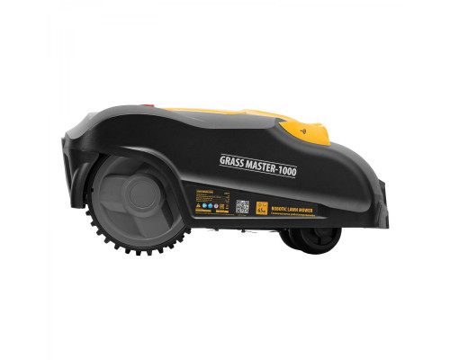 Робот-газонокосилка Grass Master 1000  1000 м², 3 Ач, 28 V, LCD дисплей, Wi-Fi Denzel 58955