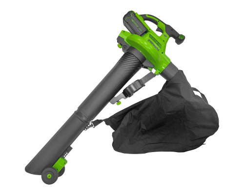 Пылесос-воздуходувка GREENWORKS GD40BV 40 V с акб и з/у 2406907UB Пылесос-воздуходувка GREENWORKS GD40BV 40 V с акб и з/у 2406907UB