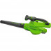 Пылесос-воздуходувка GREENWORKS GD40BV 40 V с акб и з/у 2406907UB