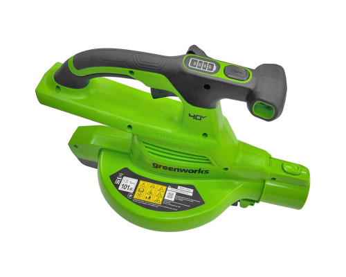 Пылесос-воздуходувка GREENWORKS GD40BV 40 V с акб и з/у 2406907UB Пылесос-воздуходувка GREENWORKS GD40BV 40 V с акб и з/у 2406907UB
