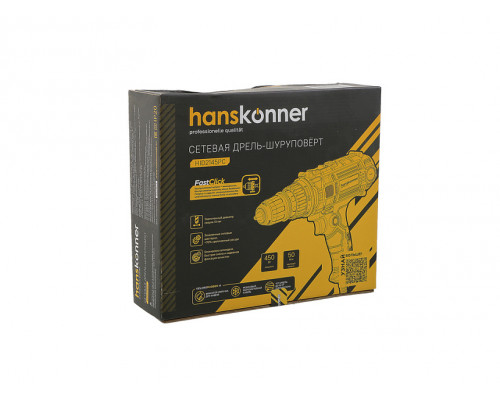 Сетевой шуруповерт Hanskonner HID2145PC Сетевой шуруповерт Hanskonner HID2145PC