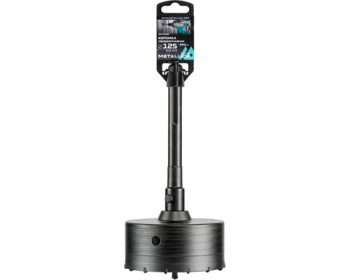 Коронка тв.спл.SDS-max METALLICA Optima 125x250/110 мм,h=50 мм, М22,0х2,0 мм с адаптером 907269 Коронка тв.спл.SDS-max METALLICA Optima 125x250/110 мм,h=50 мм, М22,0х2,0 мм с адаптером 907269