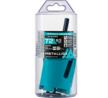 Коронка алмазная METALLICA Optima 72x63 мм, М16, с хвостовиками HEX, SDS-plus, по бетону 902080