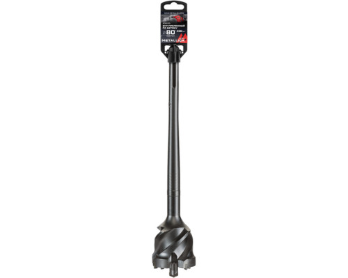 Бур проломный по бетону SDS-max METALLICA Ultra 80 х400/260 мм 906606 Бур проломный по бетону SDS-max METALLICA Ultra 80 х400/260 мм 906606