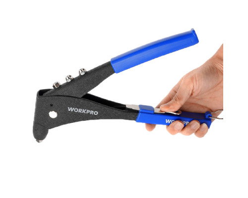 Заклепочник ручной WORKPRO 250 мм, алюминиевый WP225006