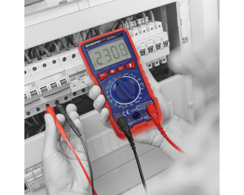 Мультиметр цифровой (однострочный дисплей) WORKPRO WP295005