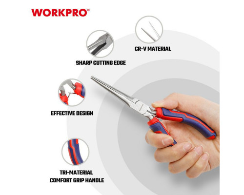 Круглогубцы мини WORKPRO CR-V WP231099