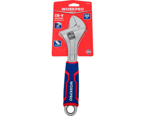 Разводной ключ WORKPRO 250 мм CR-V WP272012