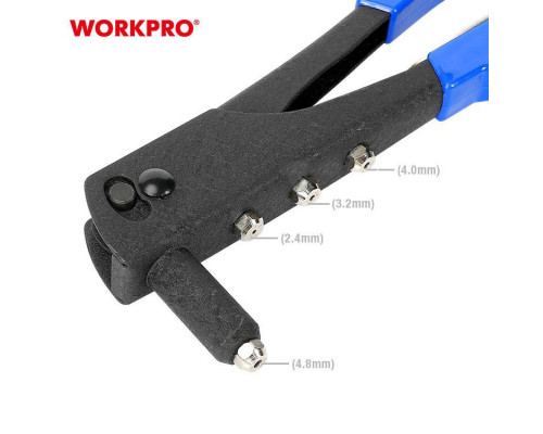 Заклепочник 250 мм стальной WORKPRO WP225005