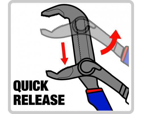 Переставные клещи WORKPRO быстрорегулируемые, 200 мм, 250 мм, 2 шт. WP201005