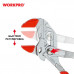 Клещи переставные WORKPRO 265 мм CR-V (с кнопкой + накладки) WP231162