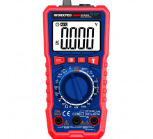 Мультиметр цифровой (однострочный дисплей) WORKPRO WP295005