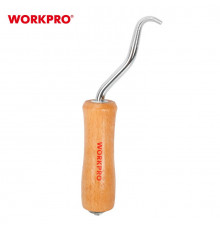 Крючок вязальный WORKPRO с деревянной ручкой WP329032