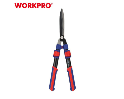 Ножницы телескопические для живой изгороди с волнистым лезвием WORKPRO 625-825 мм WP332017