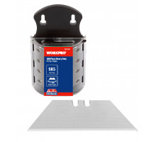 Лезвия SK5 100 шт трапециевидные для ножа универсального WORKPRO WP213003