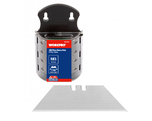 Лезвия SK5 100 шт трапециевидные для ножа универсального WORKPRO WP213003