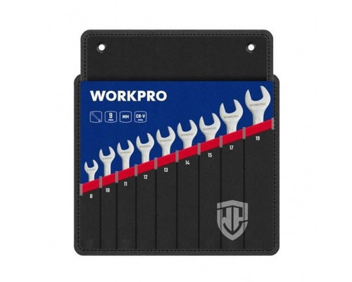 Набор комбинированных ключей WORKPRO 8-19 мм, 9 шт. WP202502