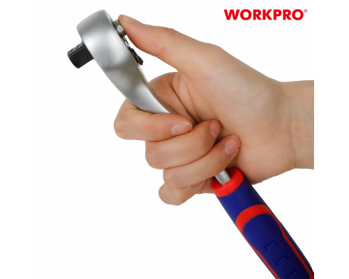 Ключ трещоточный WORKPRO 3/8", 72 зуба WP271011