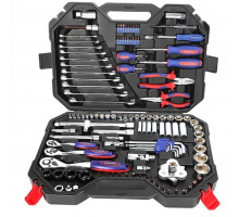 Набор инструментов WORKPRO 1/4"+3/8"+1/2" 123 шт WP202533